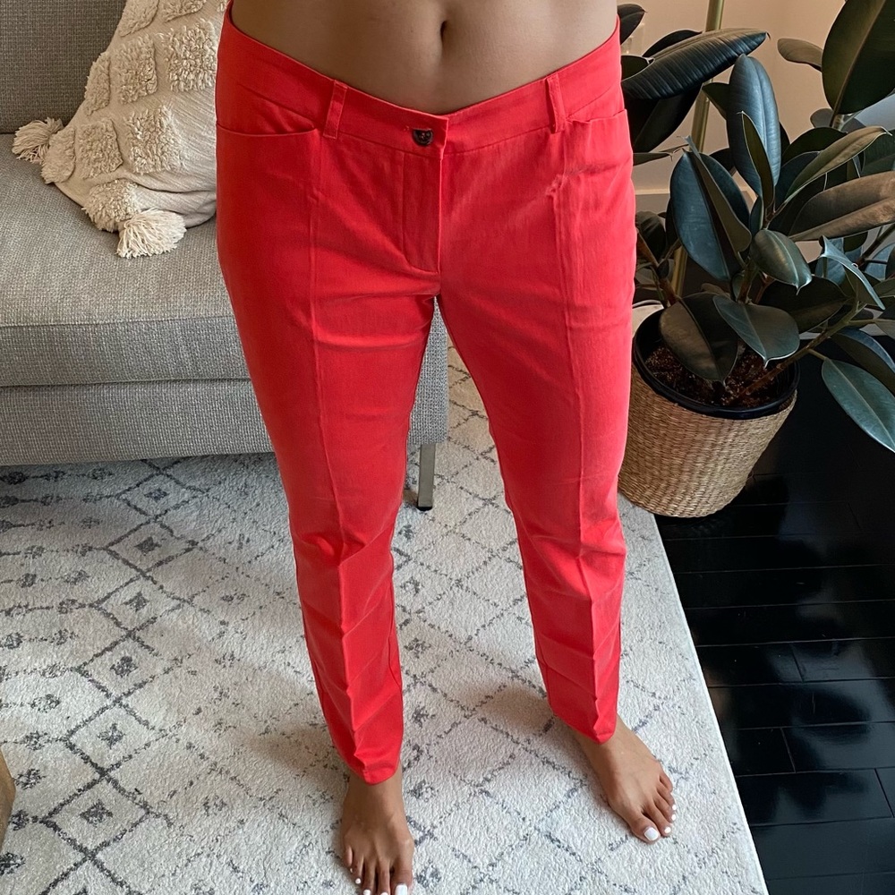 Laurel red suit pant US 6